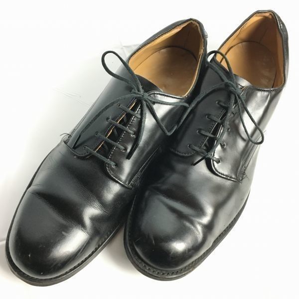 試着交換OK！70s/Vintage/76年製★US NAVYサービスシューズ★D.J.LEAVENWORTH【黒/BLACK/size10/27.5-28.0】メンズ/オックスフォード dress shoes菅NO.ZD-75 #BUZZBERG