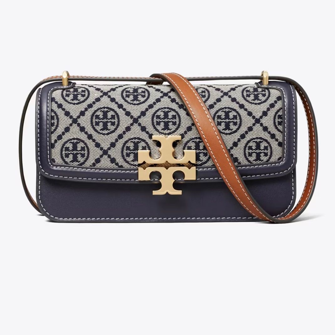 限定品 *TORYBURCH*Tモノグラム エレノアレクタンギュラーバッグ T 