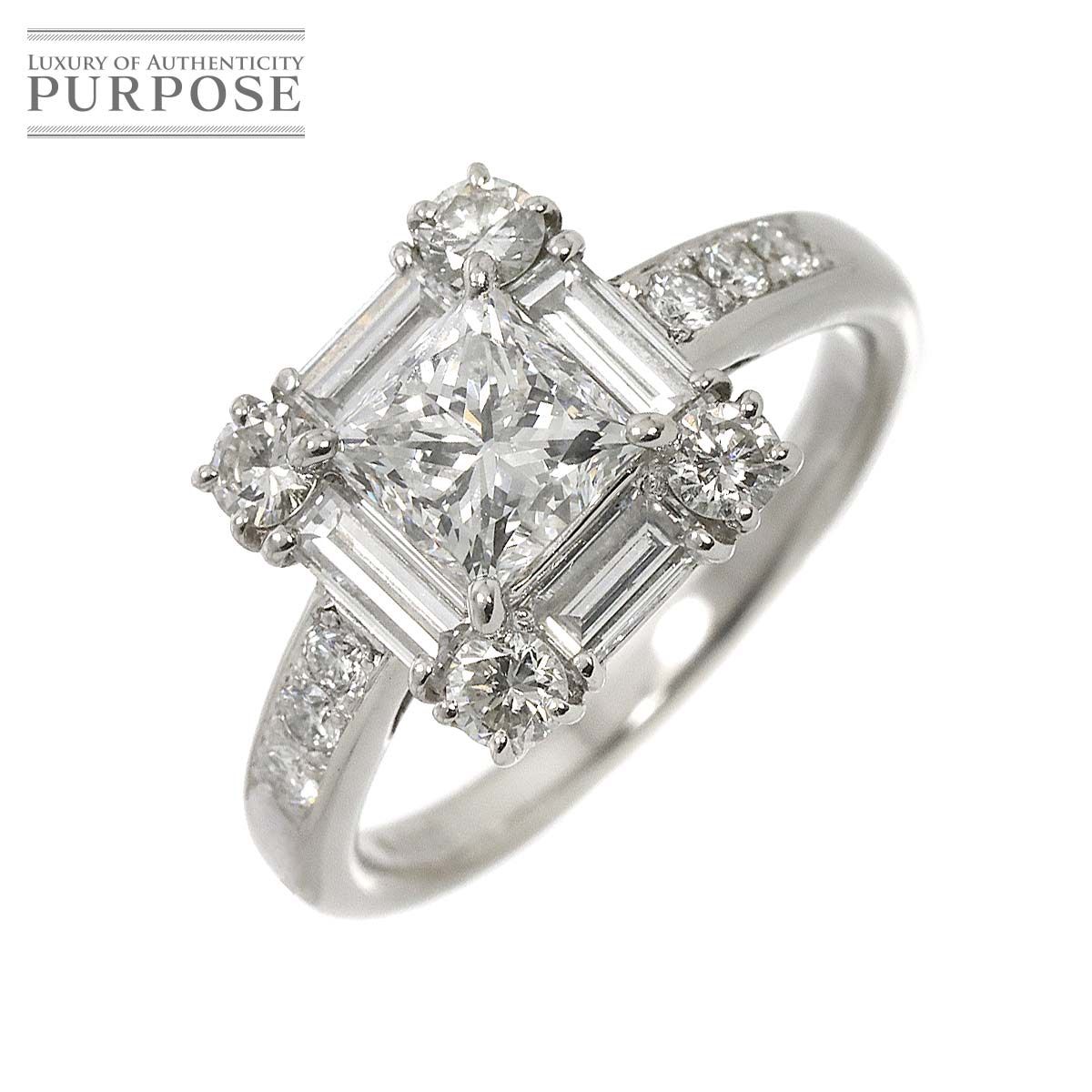 リング 9号 ダイヤ 1.006ct|1.01ct Pt プラチナ 指輪 Diamond Ring 90281598