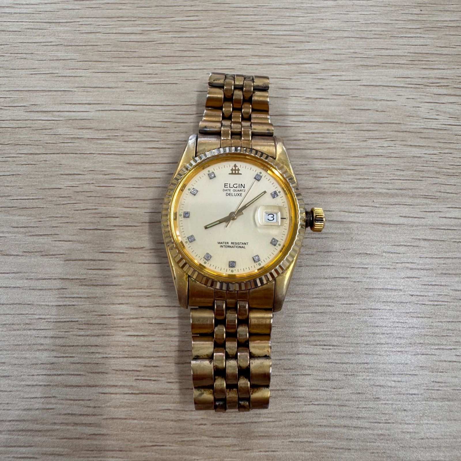 ELGIN エルジン ルビー 装飾 ゴールド EG107ST A143 ELGIN エルジン ルビー 装飾 ゴールド EG107ST A143 - メルカリ