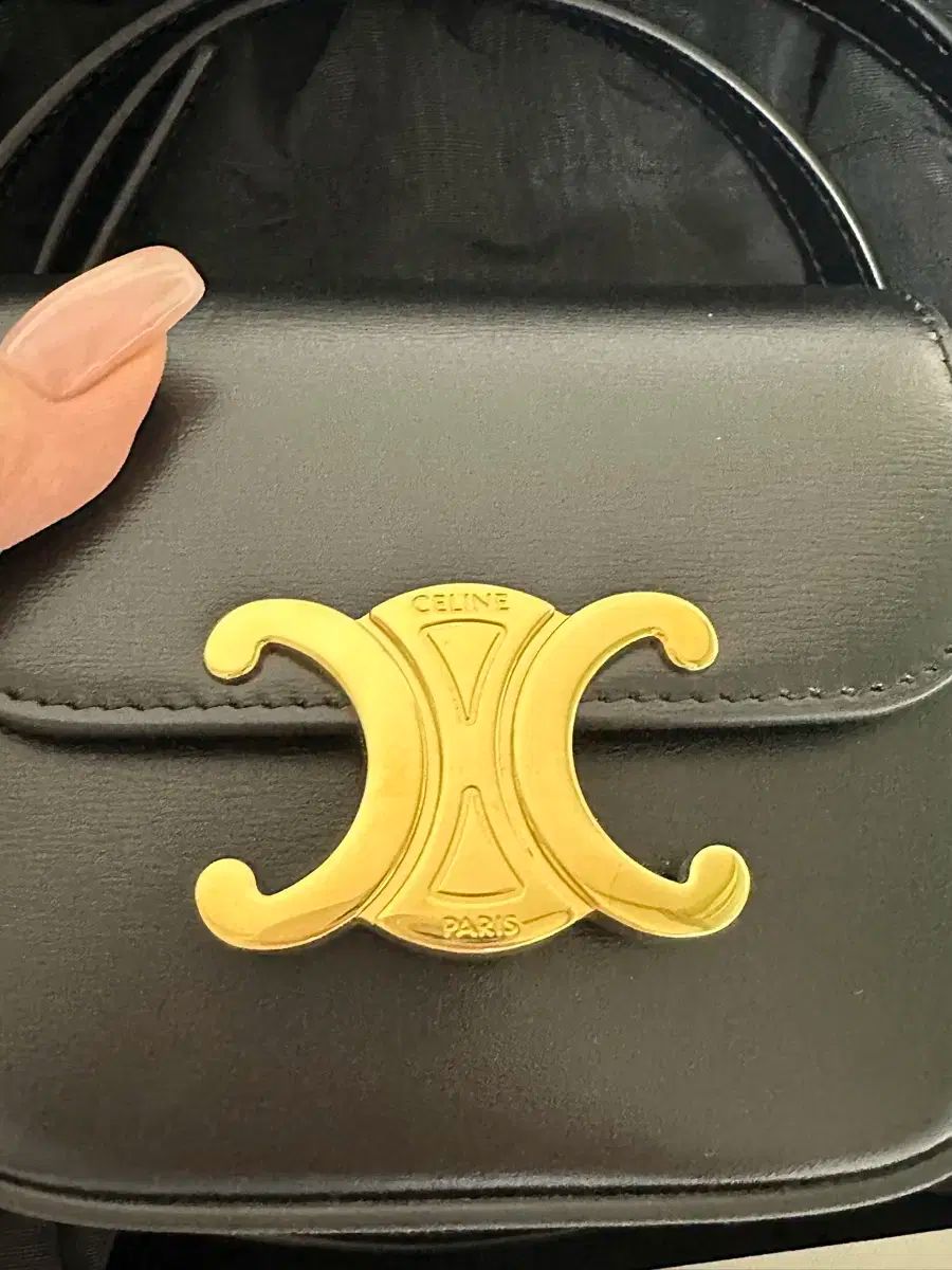 完備 Celine セリーヌ トリオンフ ミニバッグ