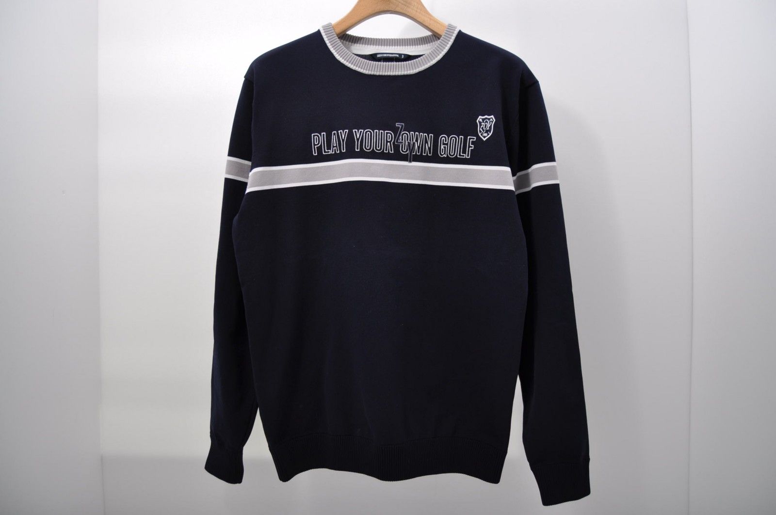 ZOY - coco 中古 ゾーイ ZOY メンズ セーター 2(L) 紺系 ネイビー 長袖 クルーネック  ニット タイダイ柄 ZOY - coco 中古 ゾーイ ZOY メンズ セーター 2(L) 紺系