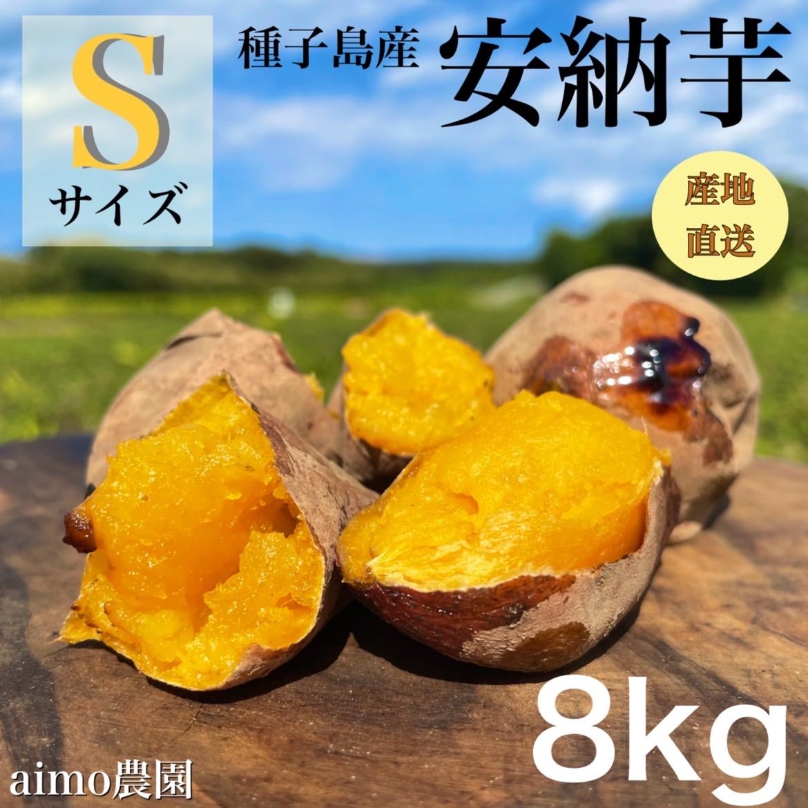 安納紅Sサイズ【絶品】種子島産 安納芋S 8kg(箱別) - 野菜