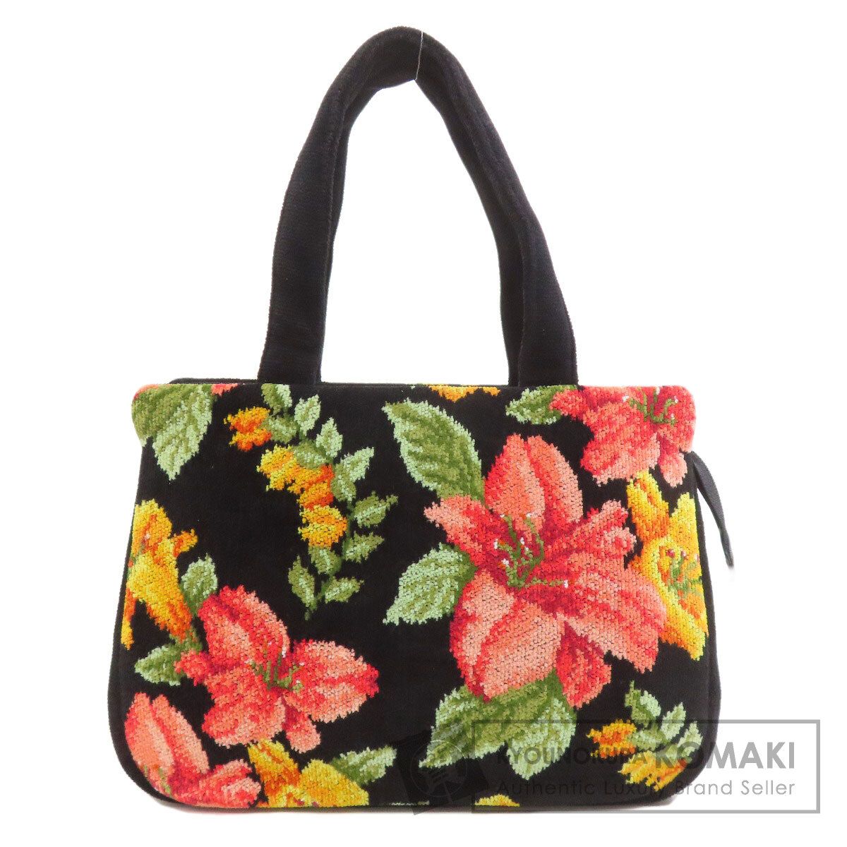 FEILER フェイラー フラワーモチーフ トートバッグ パイル レディース