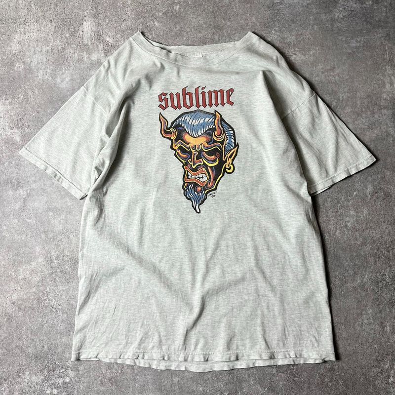 90s SUBLIME OPIE ORTIZ 鬼 アート プリント 半袖 Tシャツ XL / 90年代