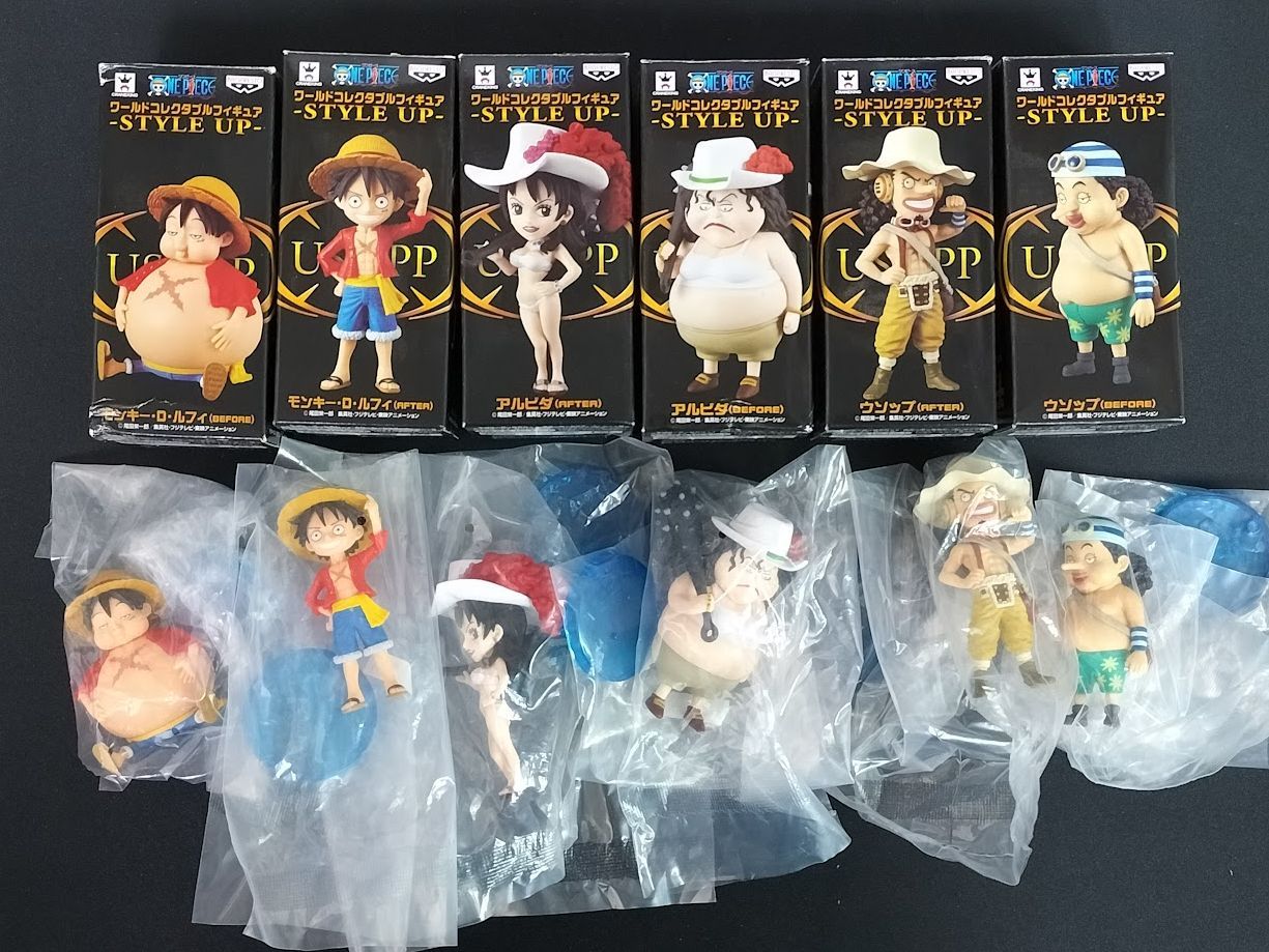 ワンピース ワールドコレクタブルフィギュア STYLE UP 全6種