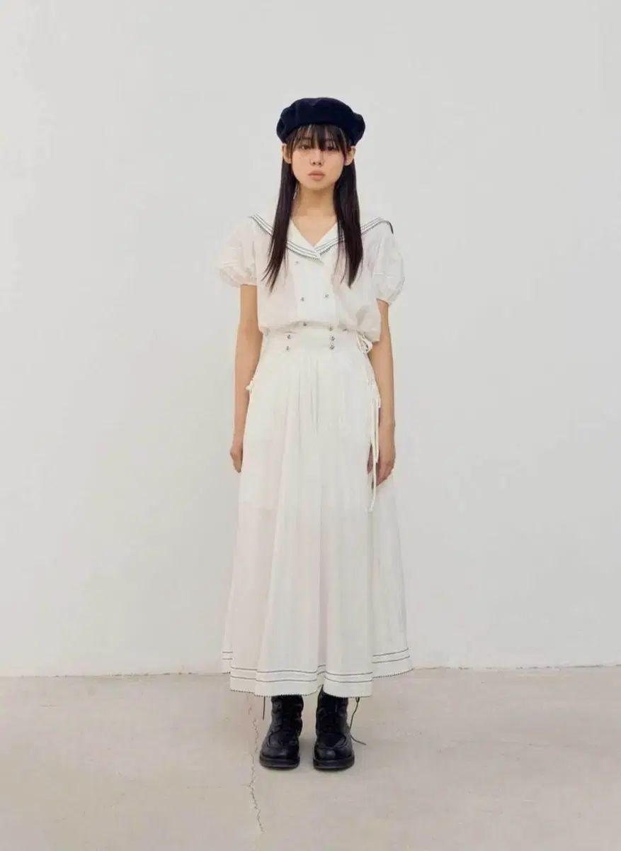 fletta セーラー セットアップ 白