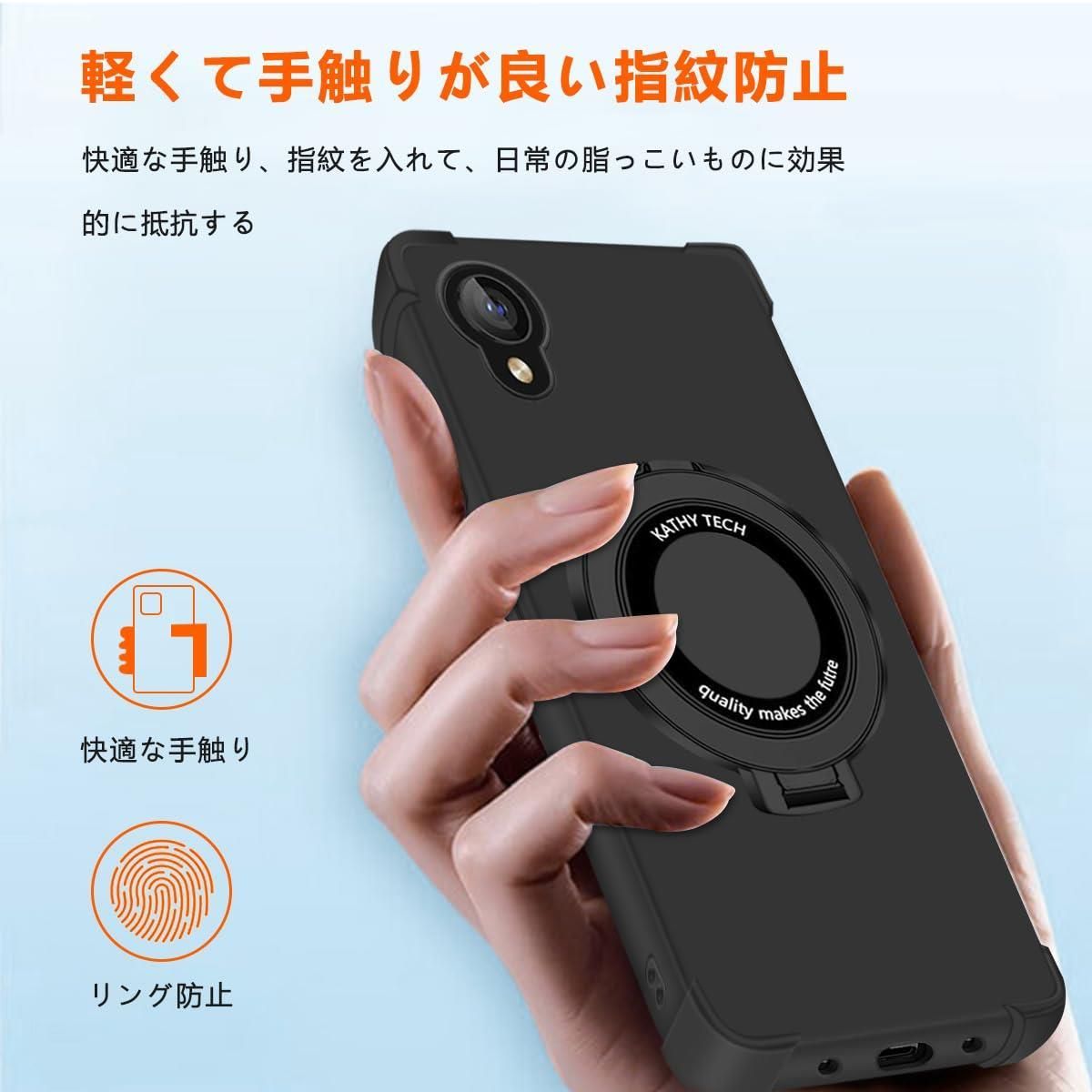 Nothing Phone 2a_ブラック Nothing Phone 2a ケース TPU MagSafe対応 リング付き nothing phone  2a カバー 多機能スタンド リング マグネット搭載 縦横両対応 隠し収納式 米軍MIL規格 耐衝撃 薄型 - メルカリ