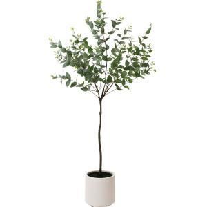 5営業日で発送 ポピー Popy 造花 グリーン ユーカリポット GLA-1579GR