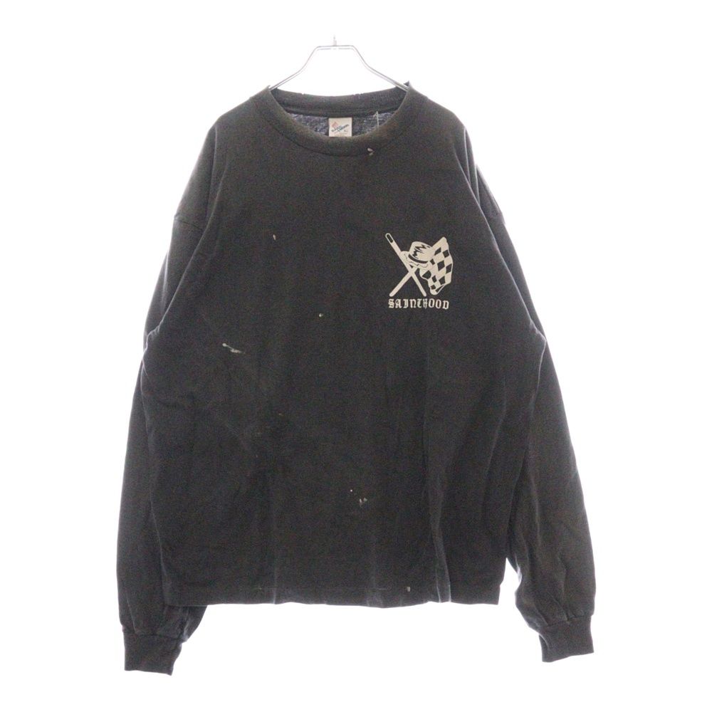 セントマイケル ロンT 長袖カットソー グレー