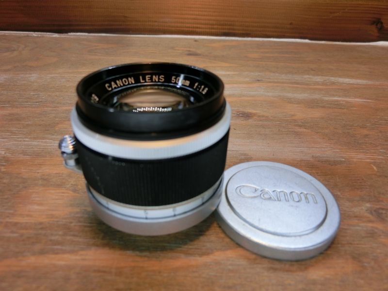 7690 Canon LENS 50mm 1.8 ライカ L39マウント Lマウント 標準レンズ オールドレンズ