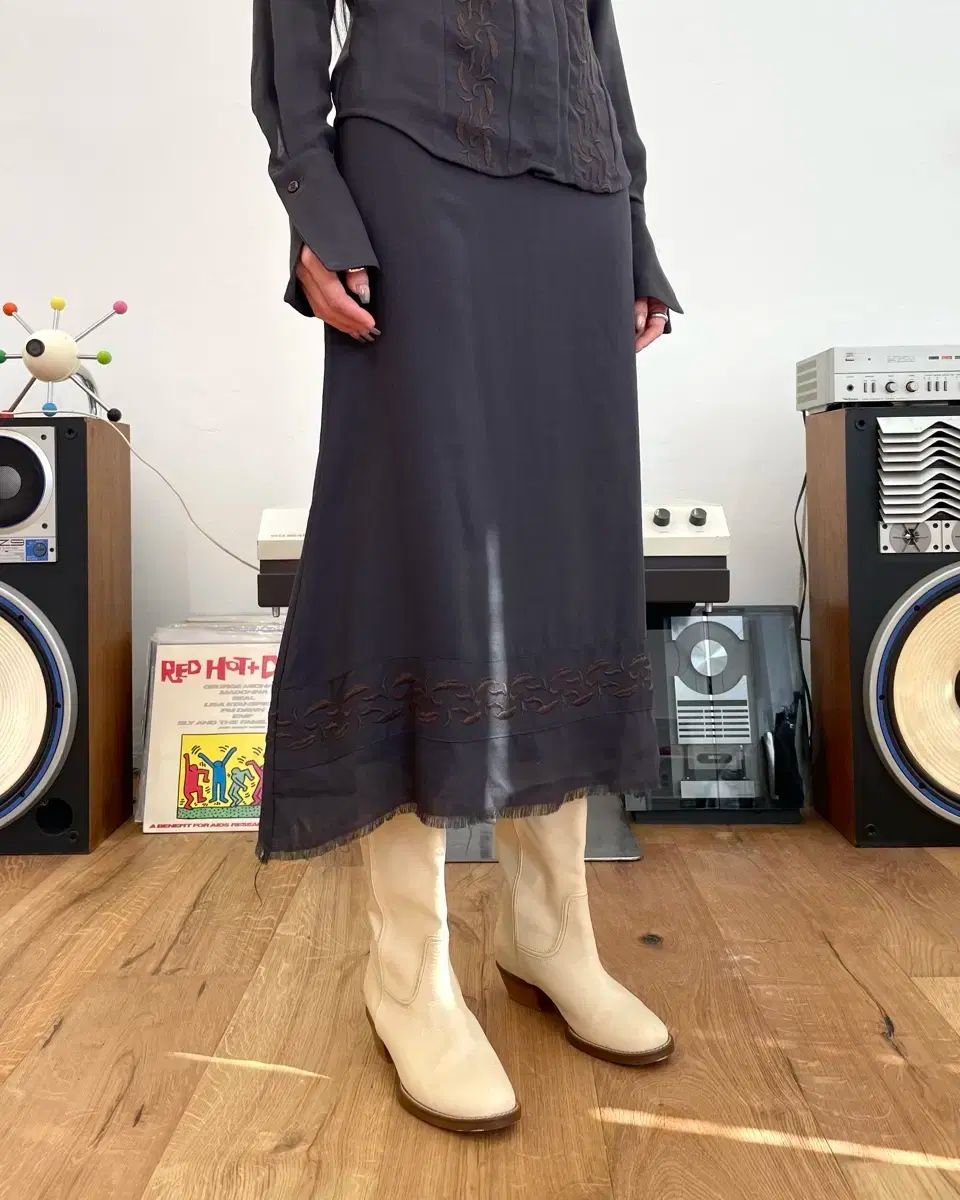 1 Isabel Marant レーヨン ウール スカート