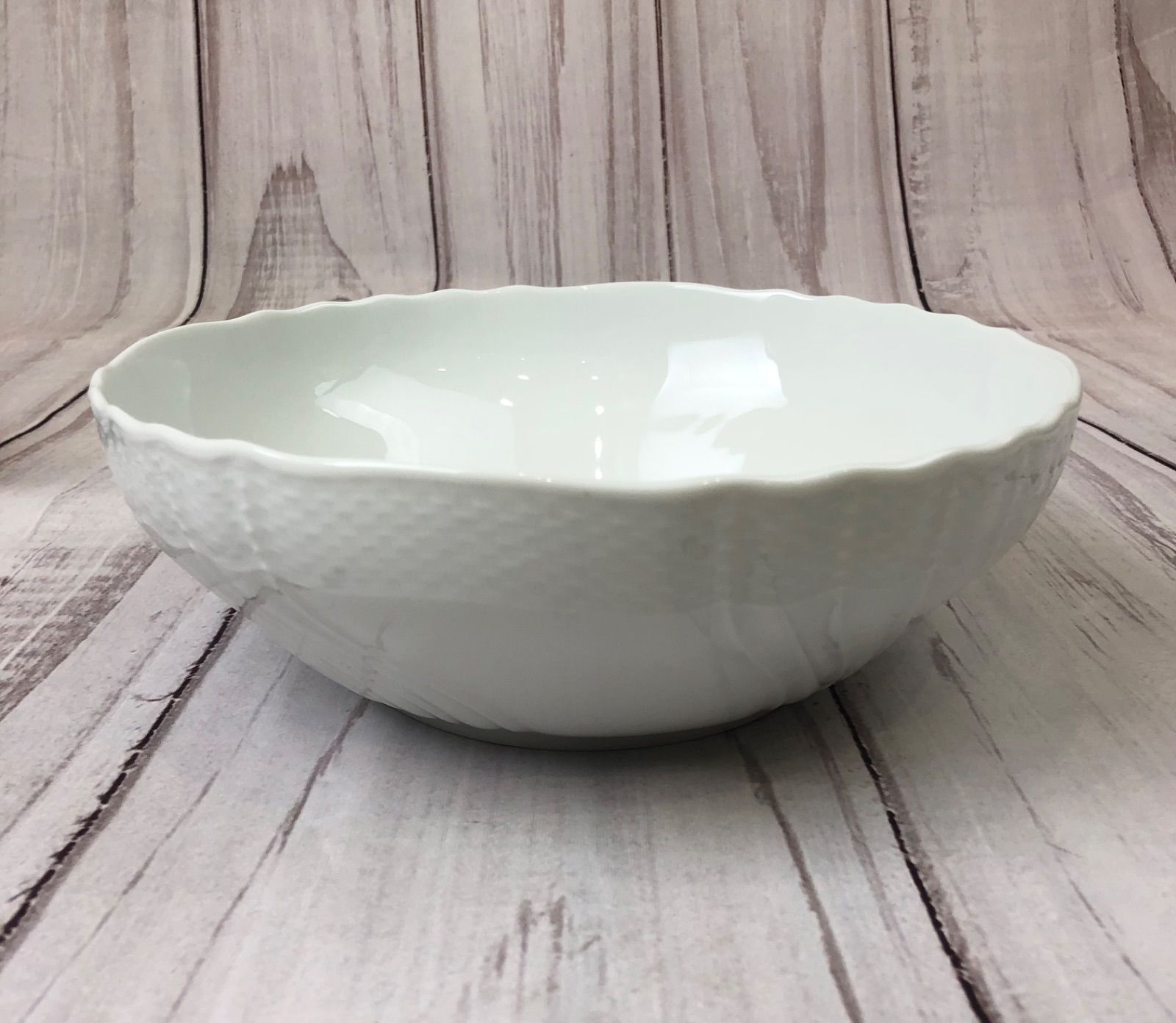 ☆未使用 Richard Ginori リチャードジノリ ベッキオホワイト サラダ