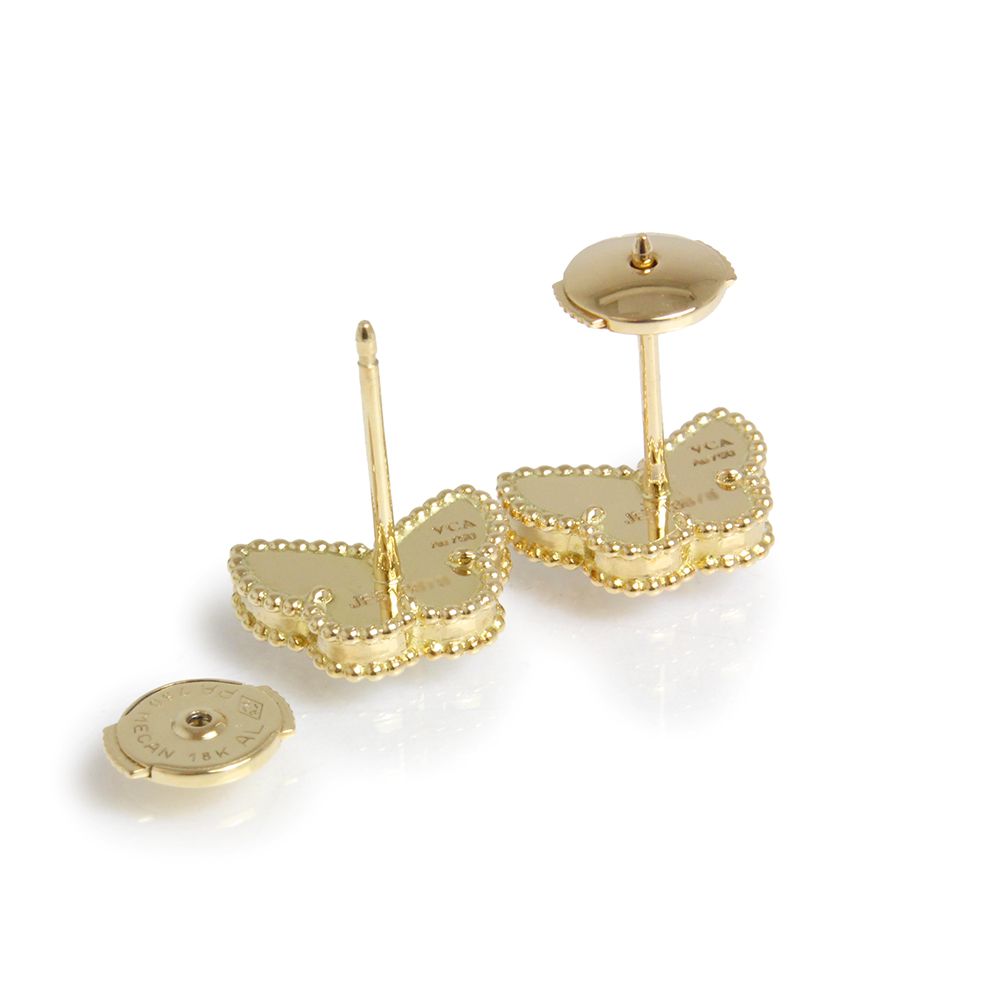 ヴァンクリーフ＆アーペル スウィート パピヨン ピアス K18YG 750  