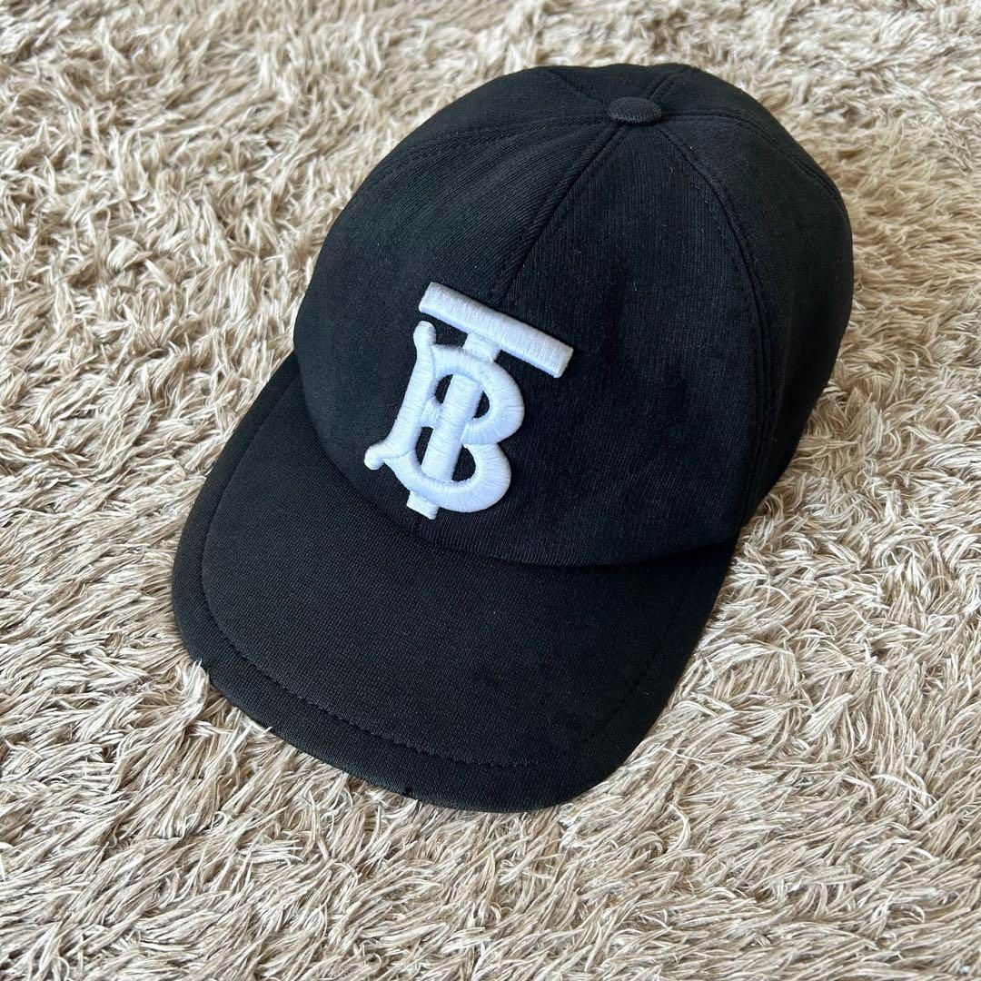 BURBERRY バーバリー TBロゴ キャップ ブラック Mサイズ イタリア製 ロンドンイングランド Re Wear シェノン ReWearJapan