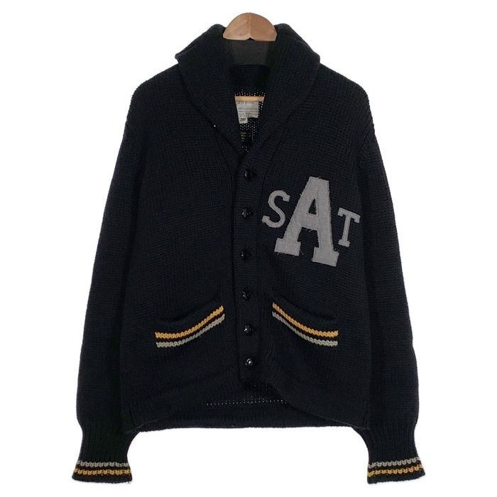 The Real McCOY'S リアルマッコイズ MILITARY SHAWL COLLAR CARDIGAN ミリタリーショールカラーカーディガン  ニット ブラック Size 38 - メルカリ