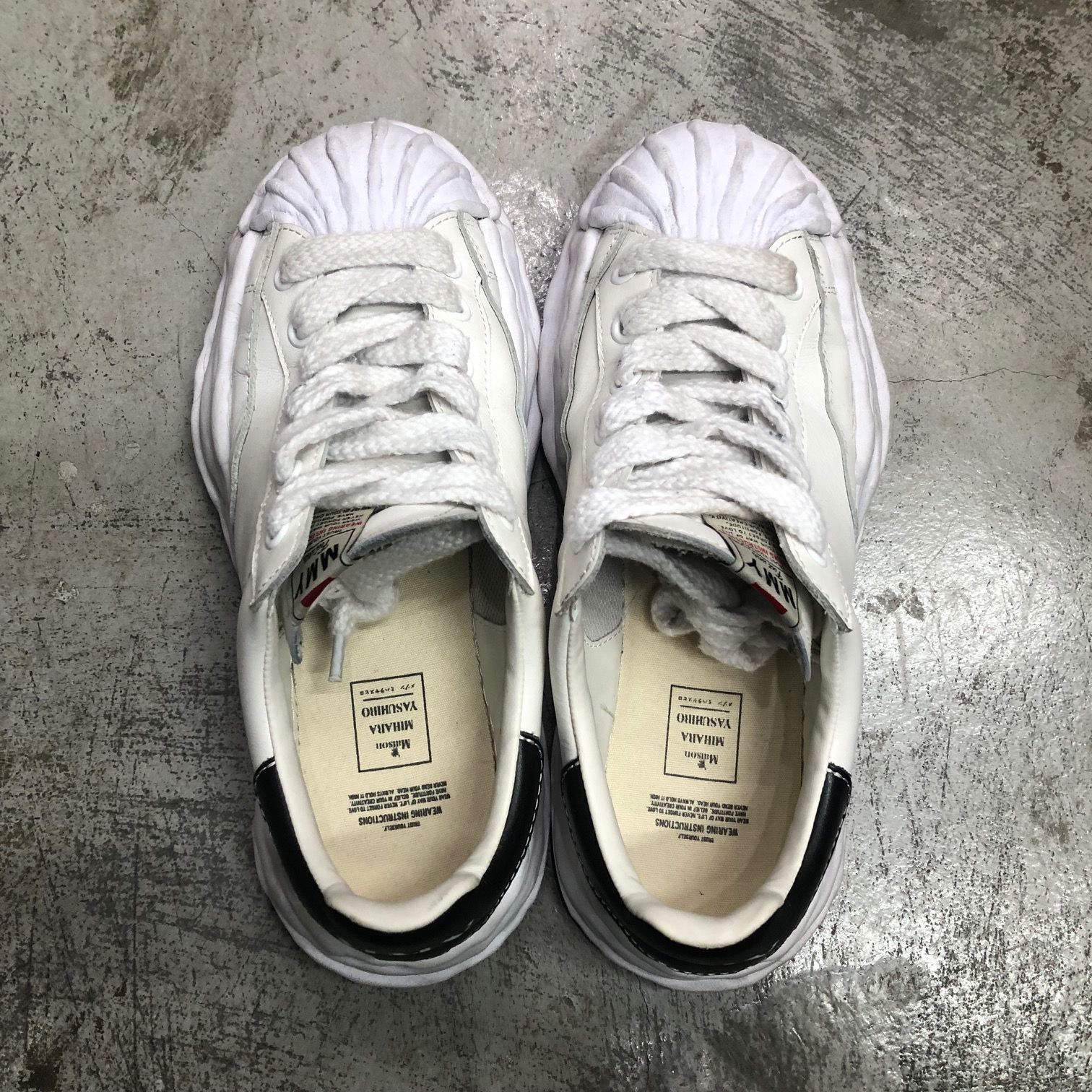 定価46200円 Maison MIHARA YASUHIRO BLAKEY original sole shell toe leather  lowcut sneaker A06FW702 レザー ブレイキー スニーカー ミハラヤスヒロ 41 76500A1 - メルカリ