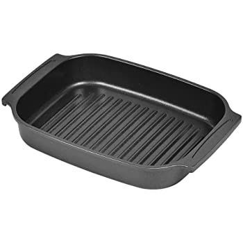 【】パール金属 お手軽 グリル プレート ウェーブ IH対応 ブルーダイヤモンドコート HB-2530