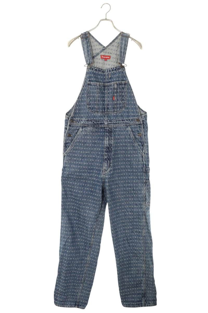 シュプリーム 20SS Jacquard Logos Denim Overalls ジャガード
