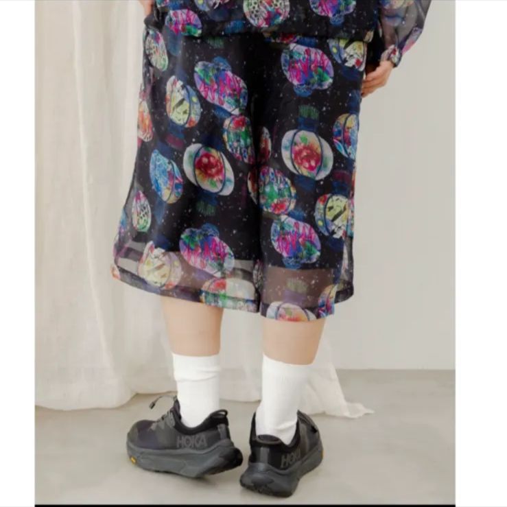 オーガンジーハーフパンツ