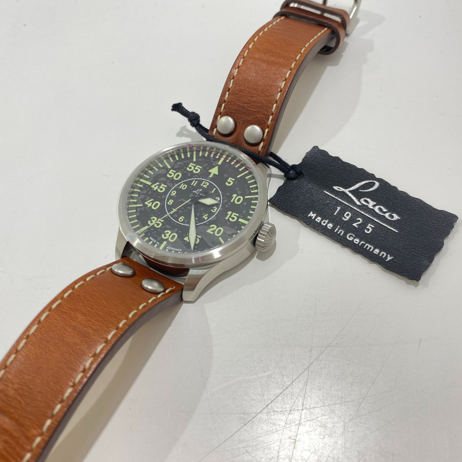 未使用】【併売】Laco ラコ PILOT Aachen42 861690.2 自動巻腕時計 
