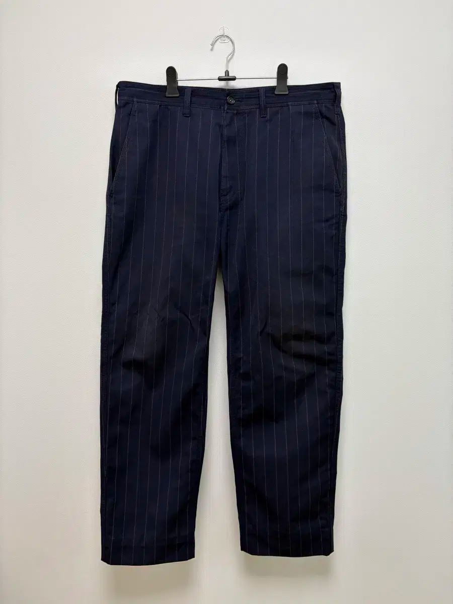 COMME des GARCONS コム デ ギャルソン オム ネイビー ストライプ パンツ