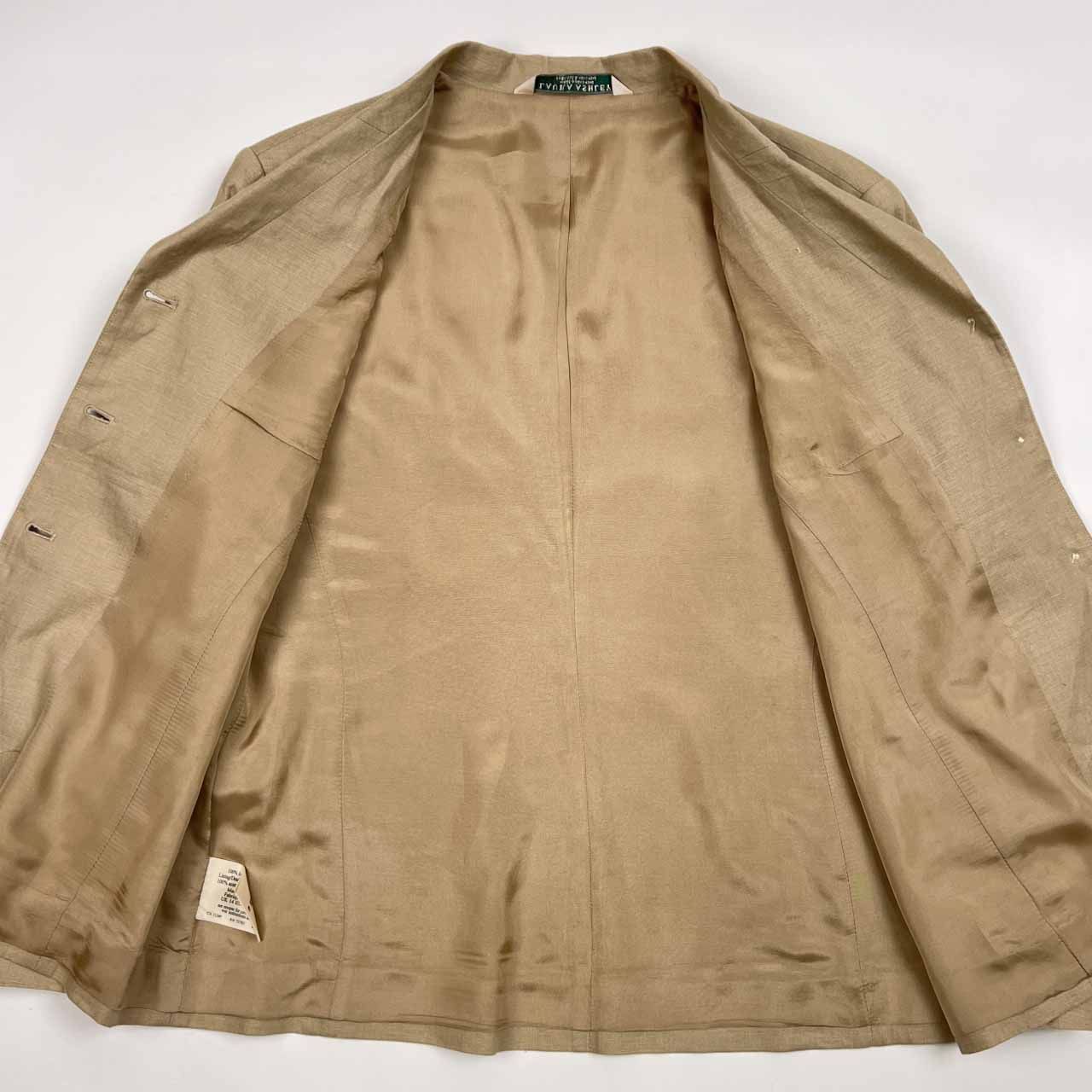 未使用　Laura Ashley ローラアシュレイ リネン100% セットアップ 上下 リネン100% LAURA ASHLEY ローラアシュレイ セットアップ