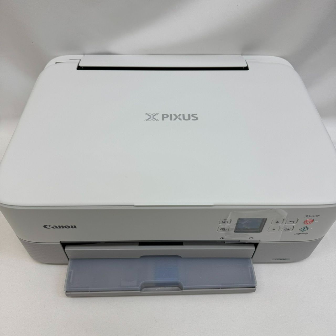 K 通電 済 キャノン Canon プリンター A4インクジェット複合機 PIXUS TS5330 ホワイト 説明書付き