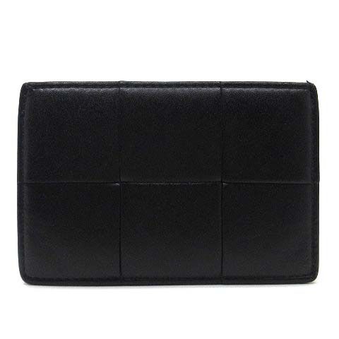ボッテガヴェネタ BOTTEGA VENETA カセット クレジットカードケース 名刺入れ レザー 651401 ブラック 黒 RFID AA