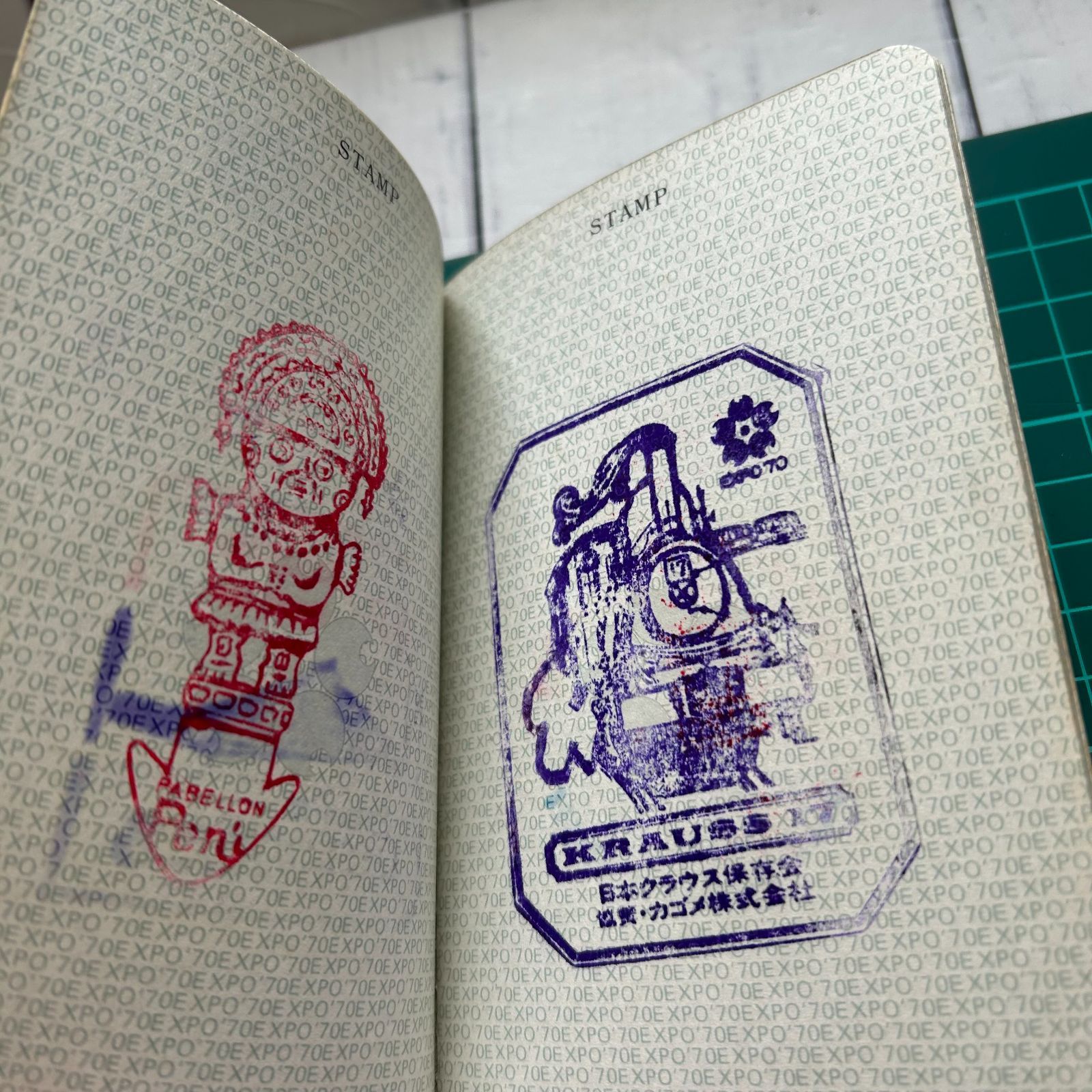 スタンプ付き】日本万国博覧会 スタンプノート EXPO'70 大阪万博