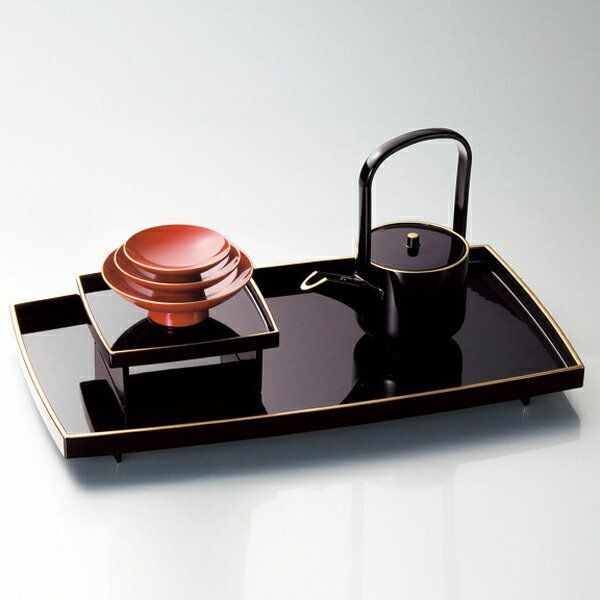 輪島塗 古今菁峰 小梅沈金 お屠蘇 松竹梅沈金盃 盃台 銚子 台 お正月