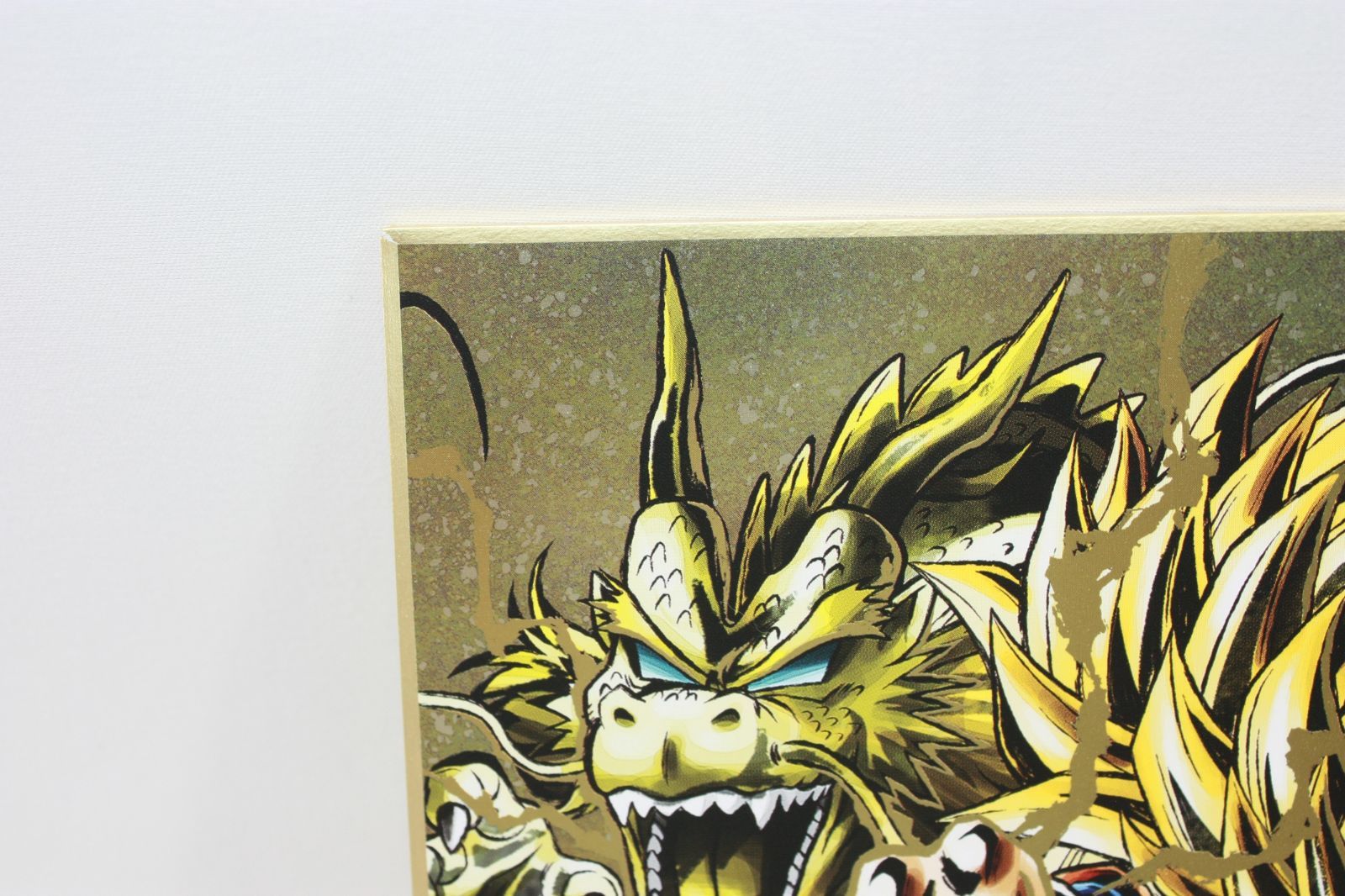 1426・ドラゴンボール 超サイヤ人3 孫悟空 色紙ART 龍拳 箔押し