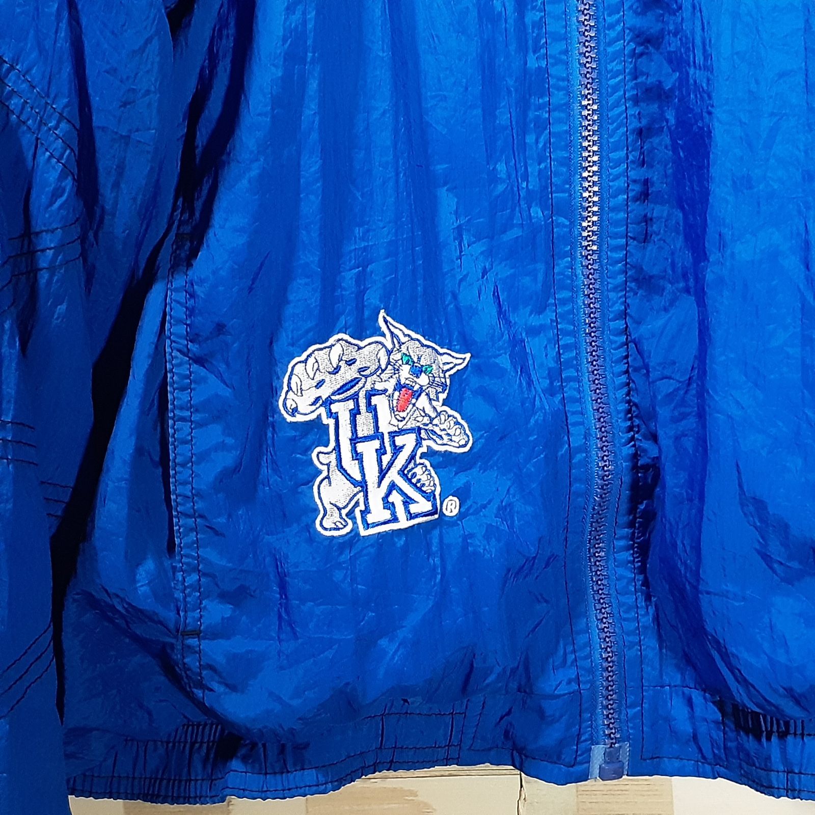 XL】STARTER ナイロンフルZIPジャンパーNCAA ケンタッキー大学 - メルカリ