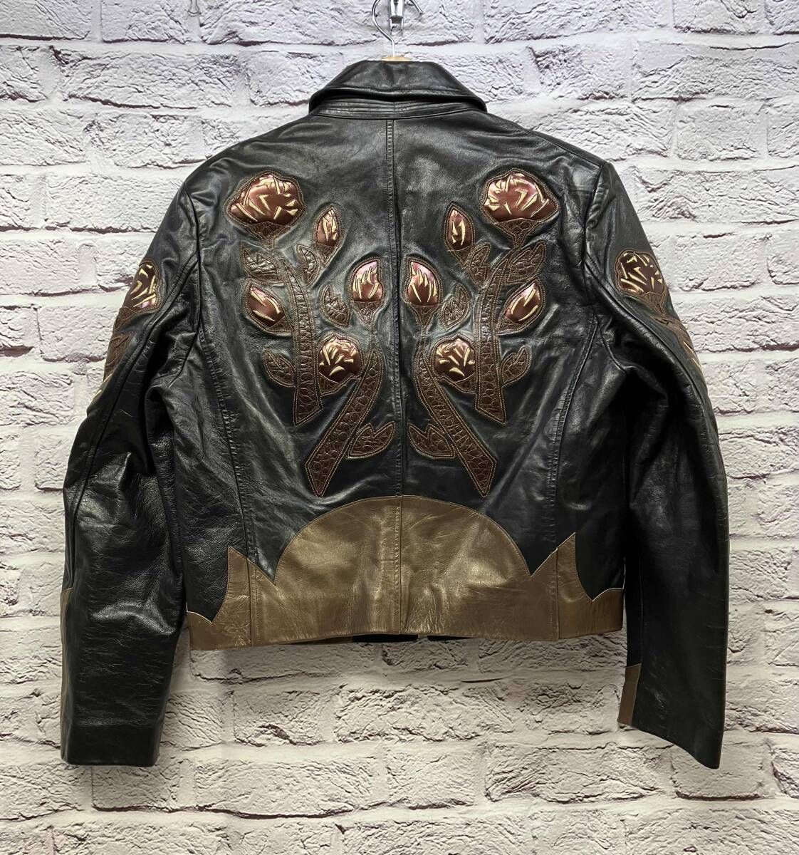 YOSHIYUKI KONISHI メンズ　羊革　　美品 　最終値下げしました★ YOSHIYUKI KONISHI レザージャケット 表記サイズ M ブラック