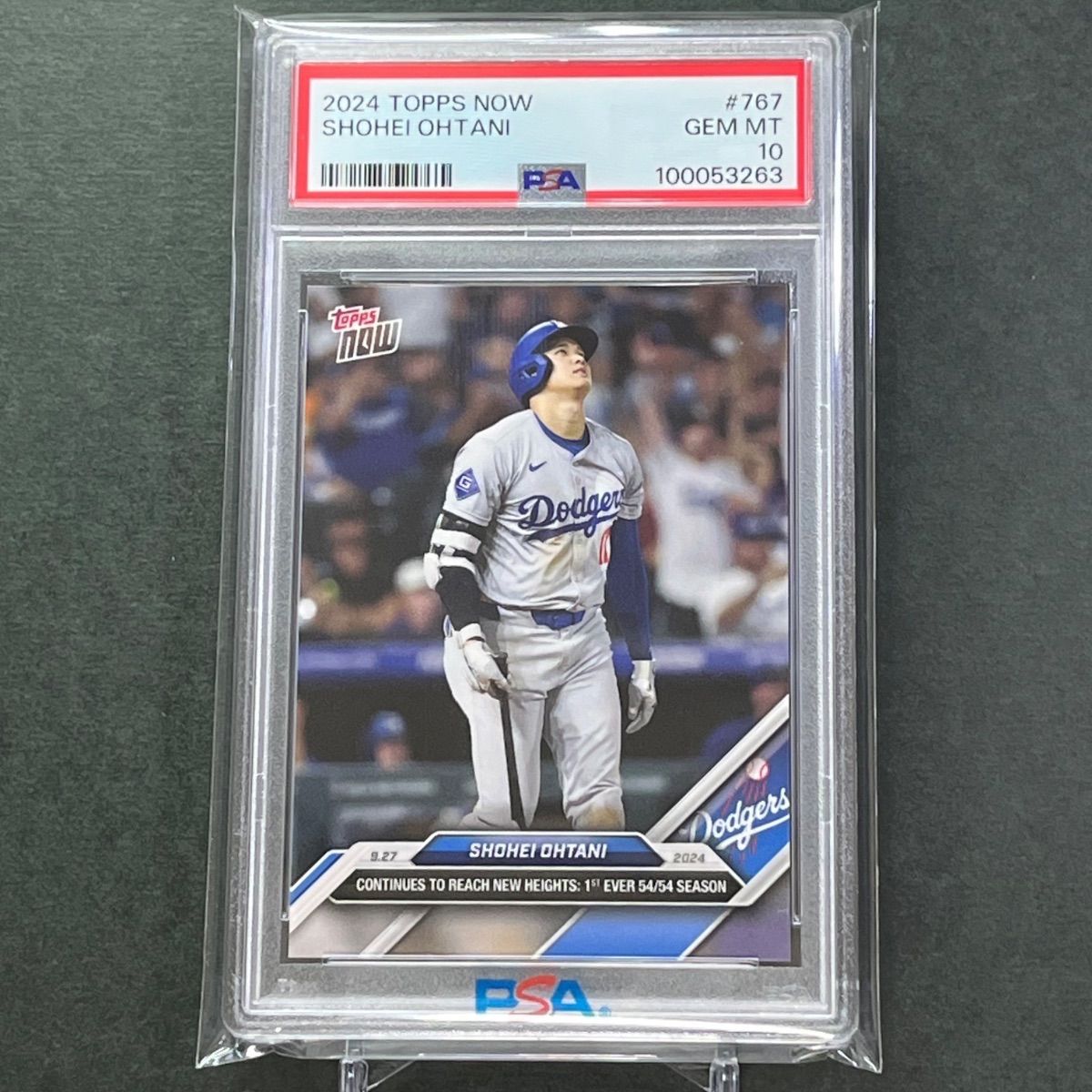 2022 topps now 大谷翔平 TROUT /49 PSA10 専用【PSA10】大谷翔平