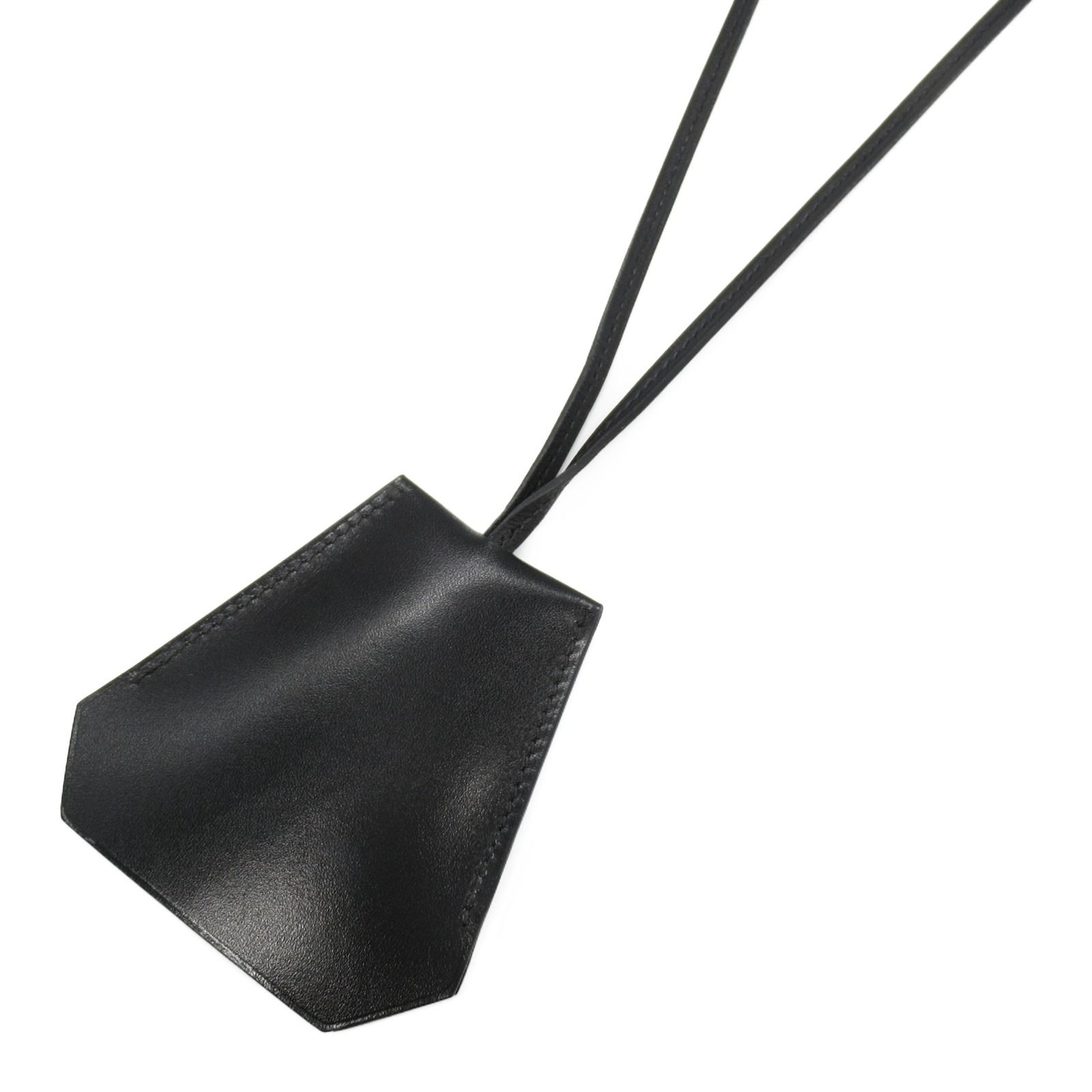 エルメス HERMES ネックレス ロングネックレス クロシェット ブラック 