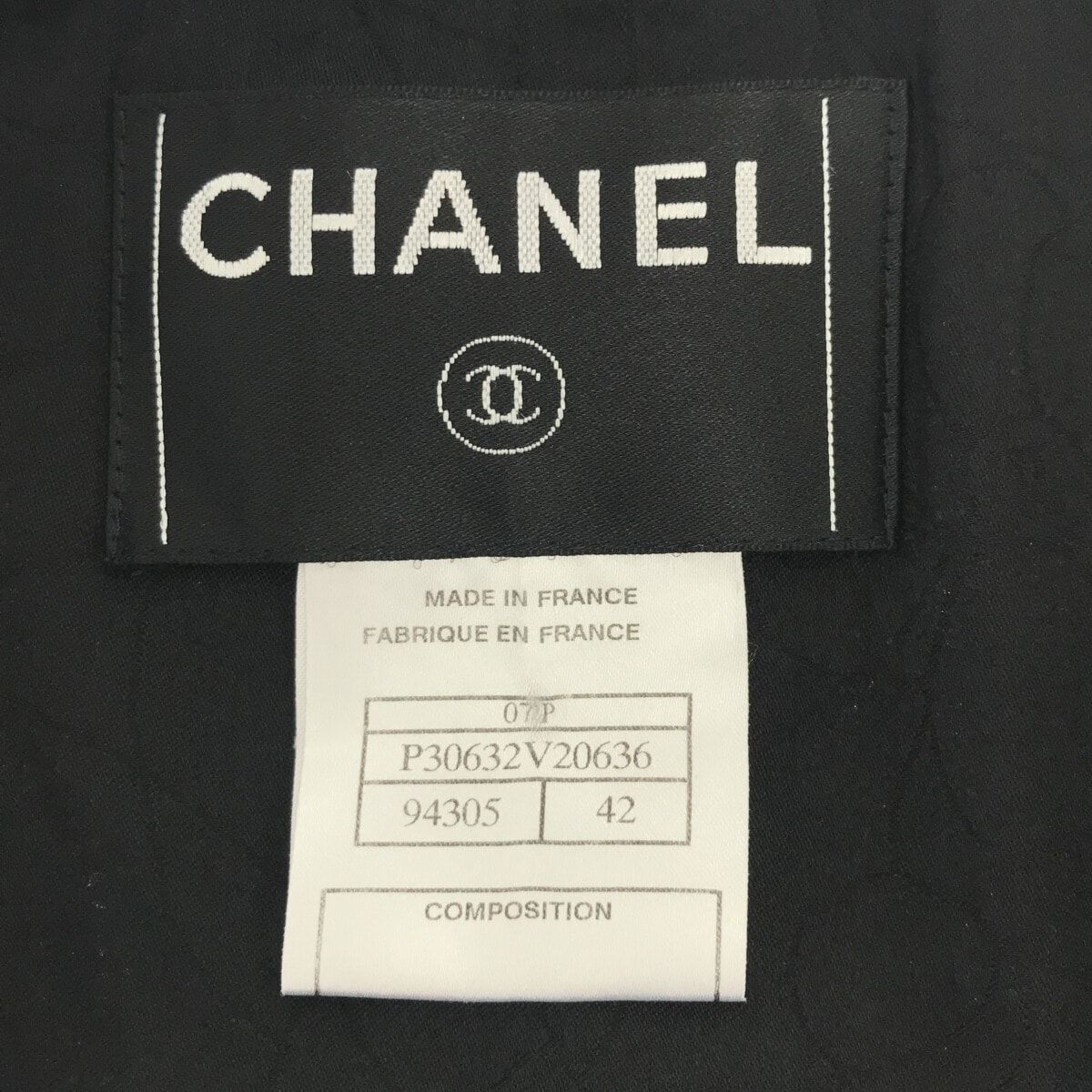 CHANEL(シャネル) スカートスーツ レディース - P30632/P30631 黒 ...