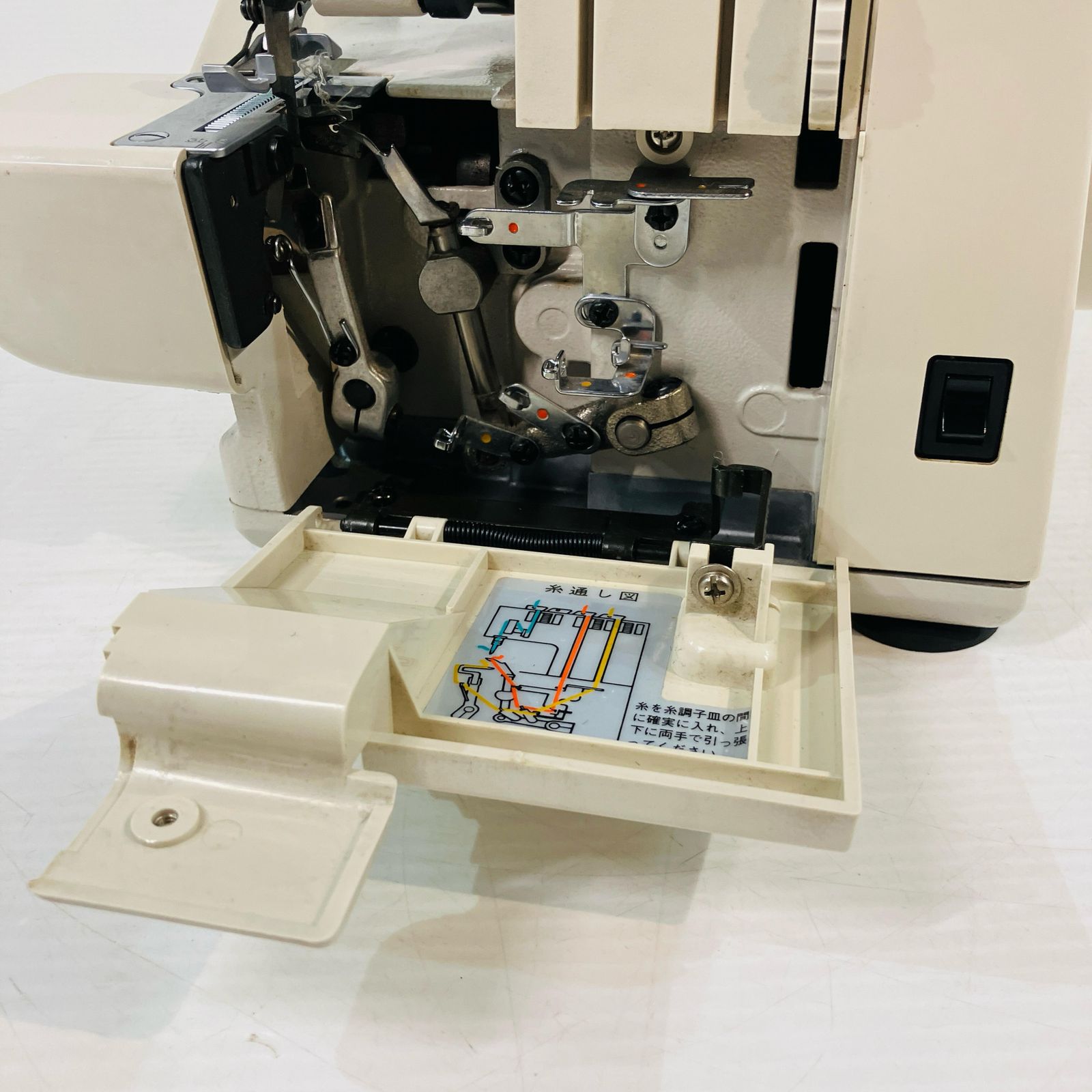 ❤️整備済ブラザー4本糸ロックミシン TE4-B775 差動 巻縫 調子好調