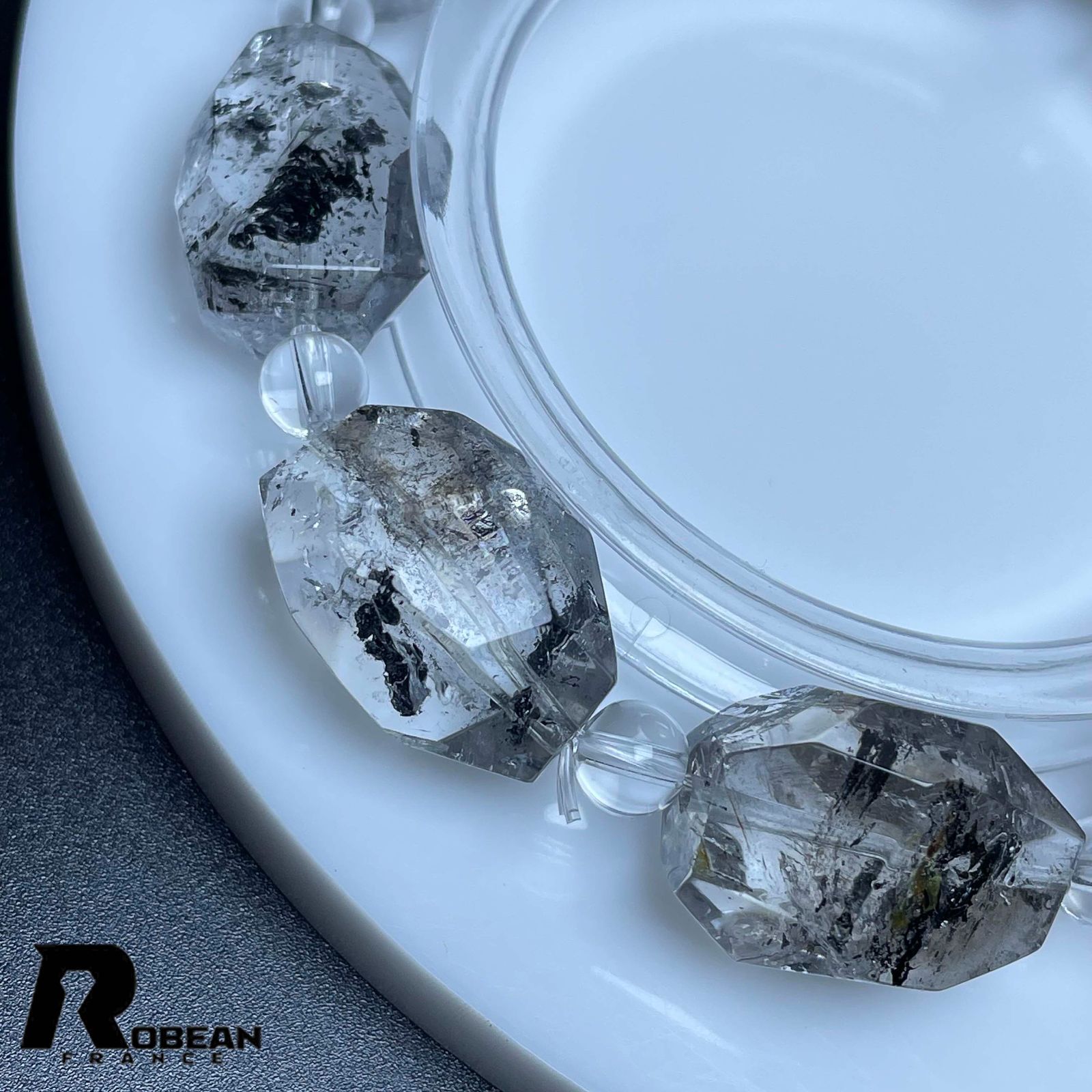 一点限り 絶賛 EU製 ☆ROBEAN・ハーキマーダイヤモンド 綺麗 EU製 定価 