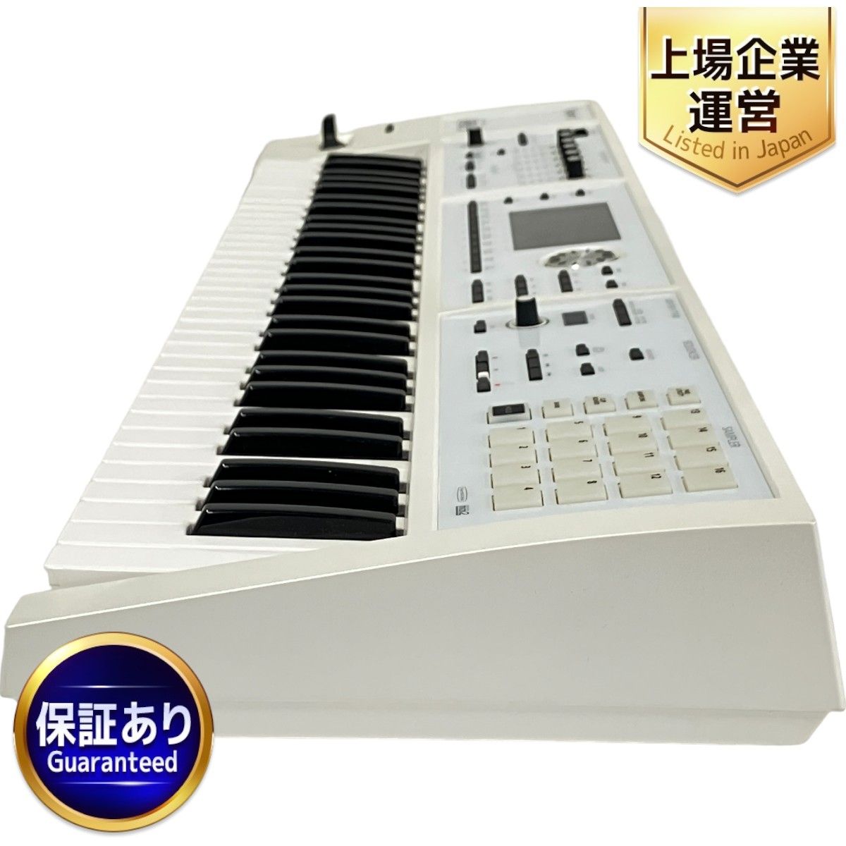 動作保証】 Roland FA-06 キーボードシンセサイザー 61鍵盤 ホワイト