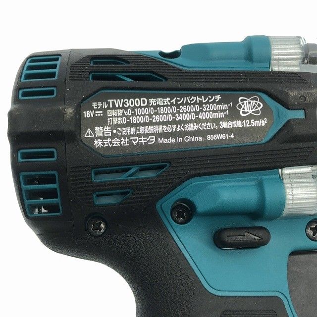 makita マキタ 18V 充電式インパクトレンチ TW300DZ 本体のみ コードレス バッテリー式 電動工具 HRDEVELOPMENT_JP