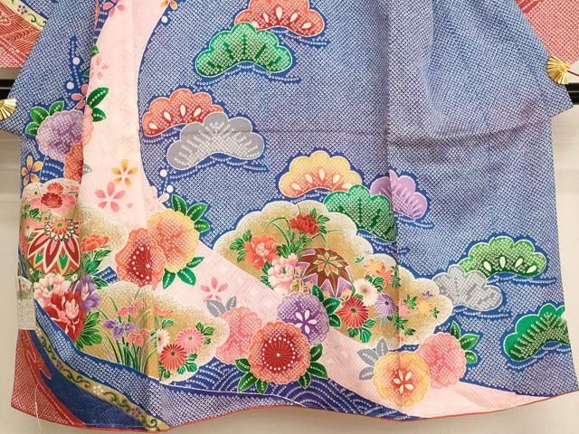 キッズ服(100cm~) 平和屋着物[]七五三 女の子 7歳 祝着 四つ身 長襦袢
