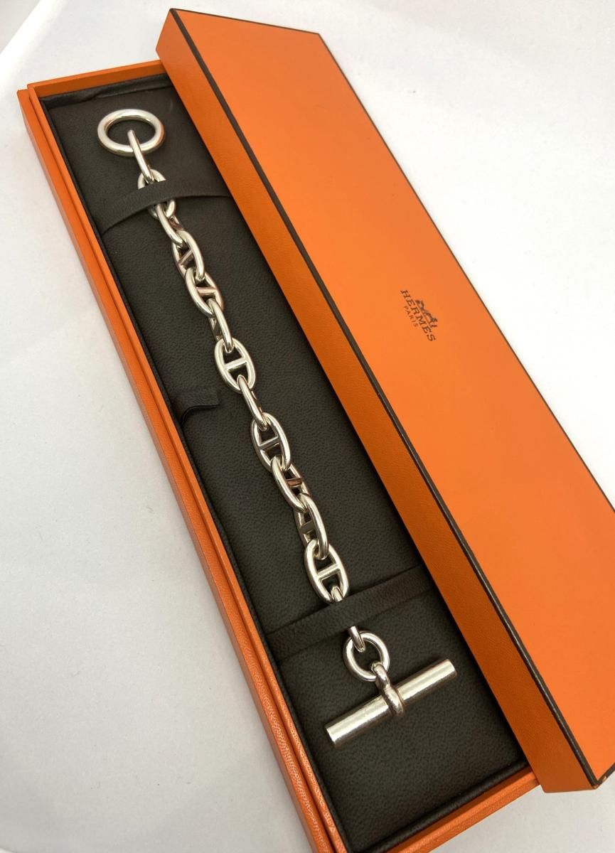 HERMES Chained'Ancre GM13コマ エルメスシェーヌダンクル HERMES