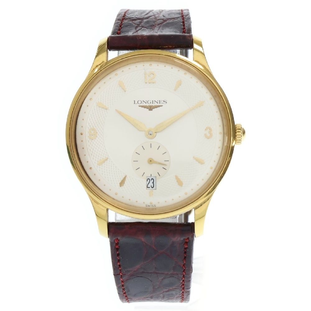 LONGINES ロンジン グランドクラシック シルバー文字盤 ステンレス SS×レザー|AT 自動巻き L4.685.2 メンズ 腕時計