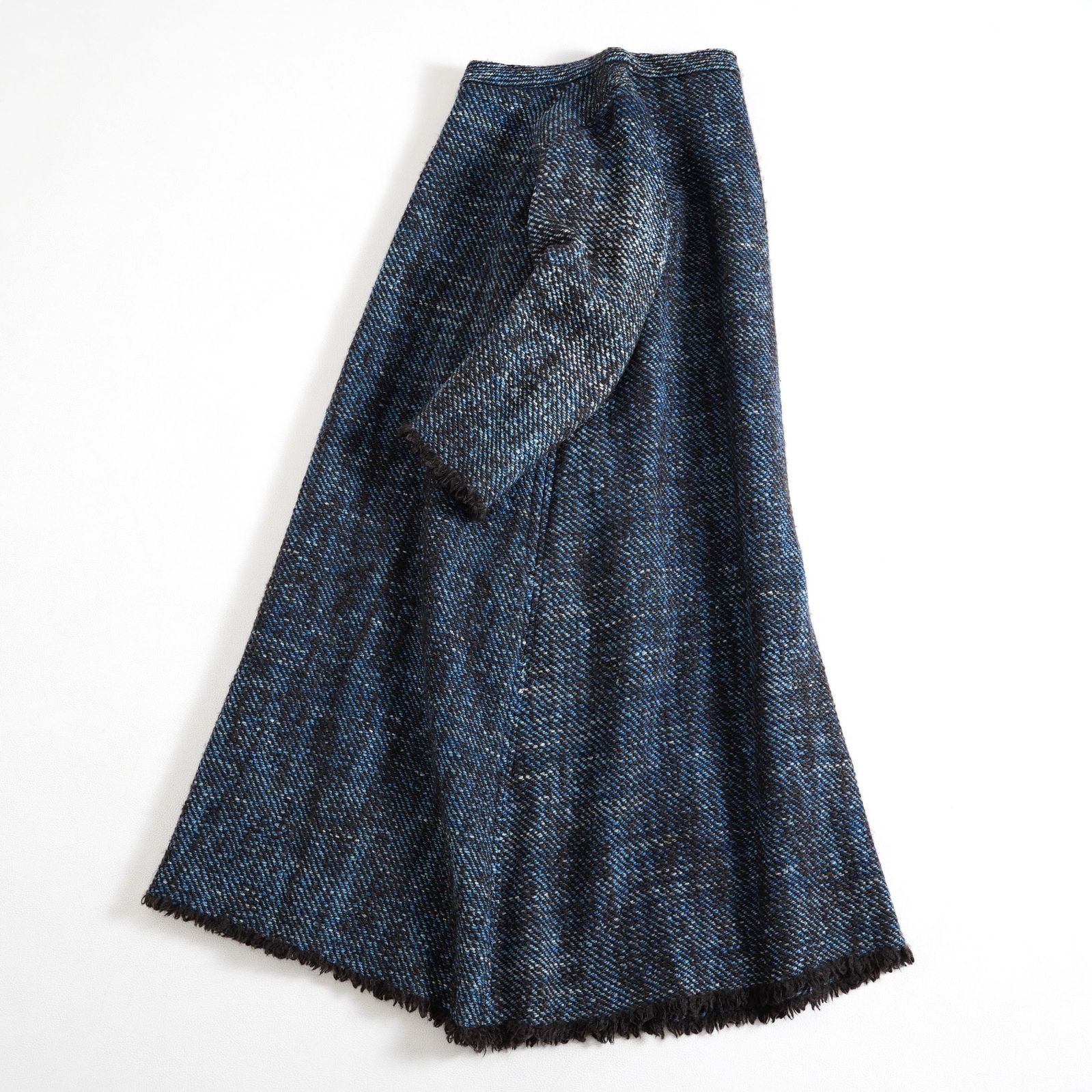 45R ツイードワンピース 45R 藍ツイードワンピース - メルカリ