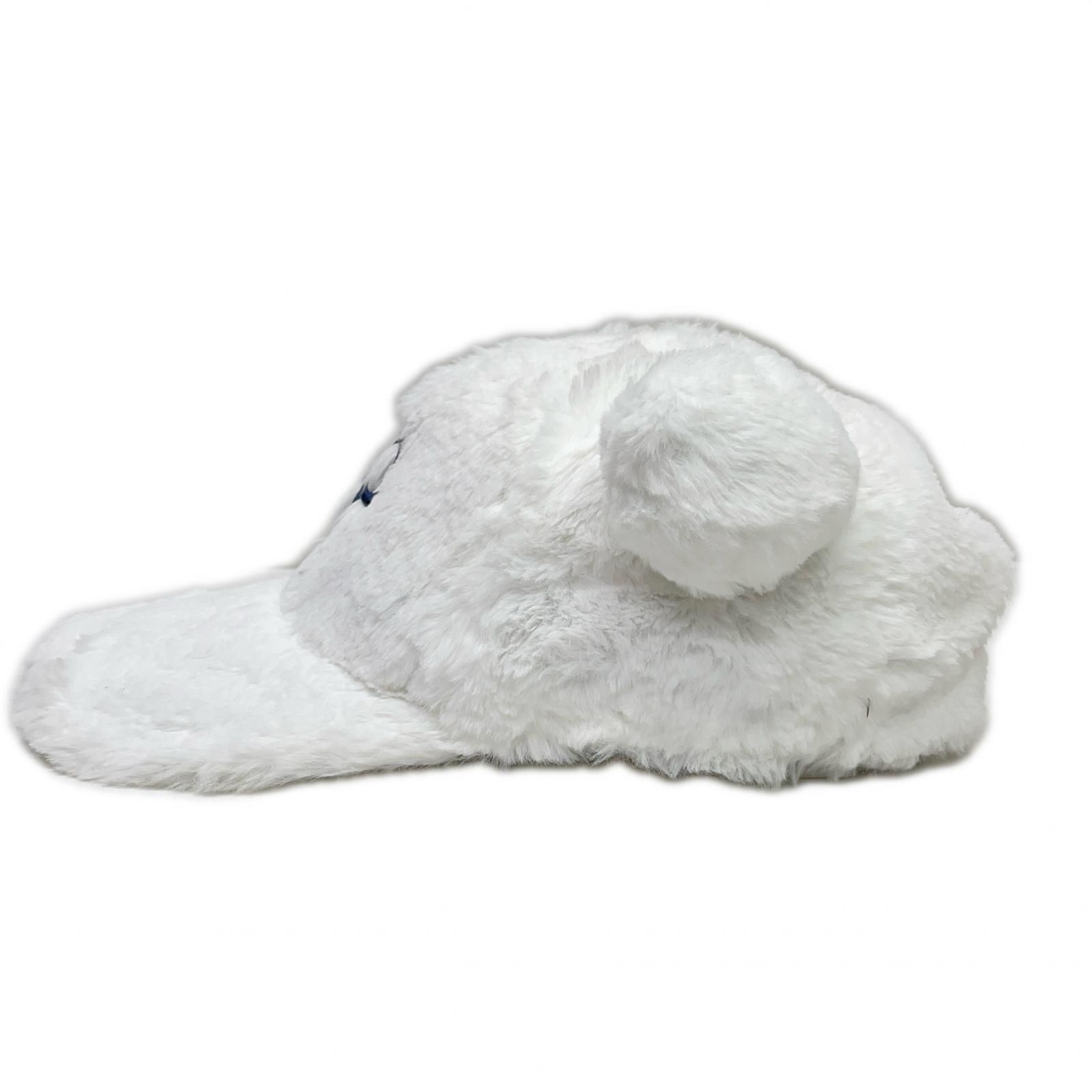 PEARLY GATES ファー付きホワイトキャップ