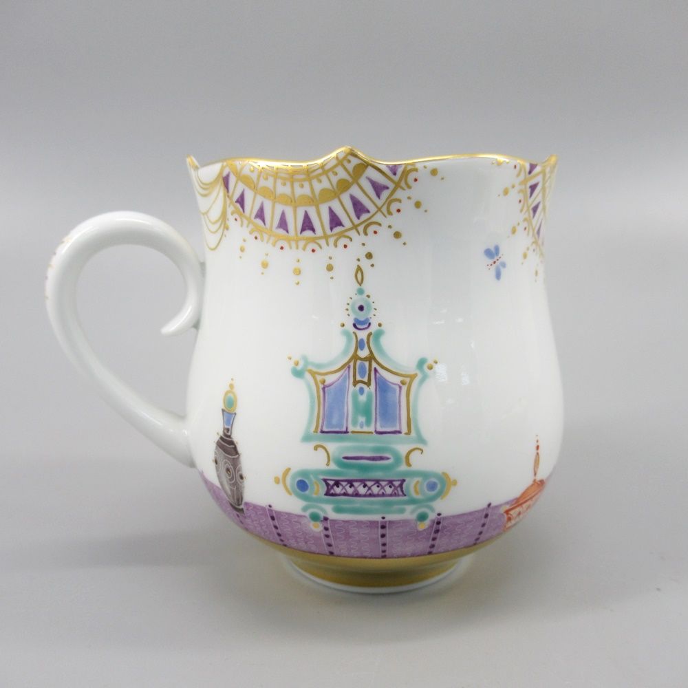MEISSEN - MEISSEN マイセン アラビアンナイト 千夜一夜物語 カップ&amp;ソーサー 1客 マルチカラー 磁器 食器 飾り お祝い 置物 プレゼント 贈り物 人気 珍しい 女性【中古】 松前R56号店 MEISSEN - MEISSEN マイセン アラビアンナイト 千夜一夜物語