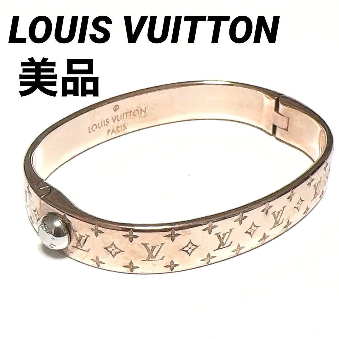 【美品】ルイヴィトン　カフナノグラム 美品 LOUIS VUITTON ルイヴィトン カフナノグラムブレスレット - メルカリ