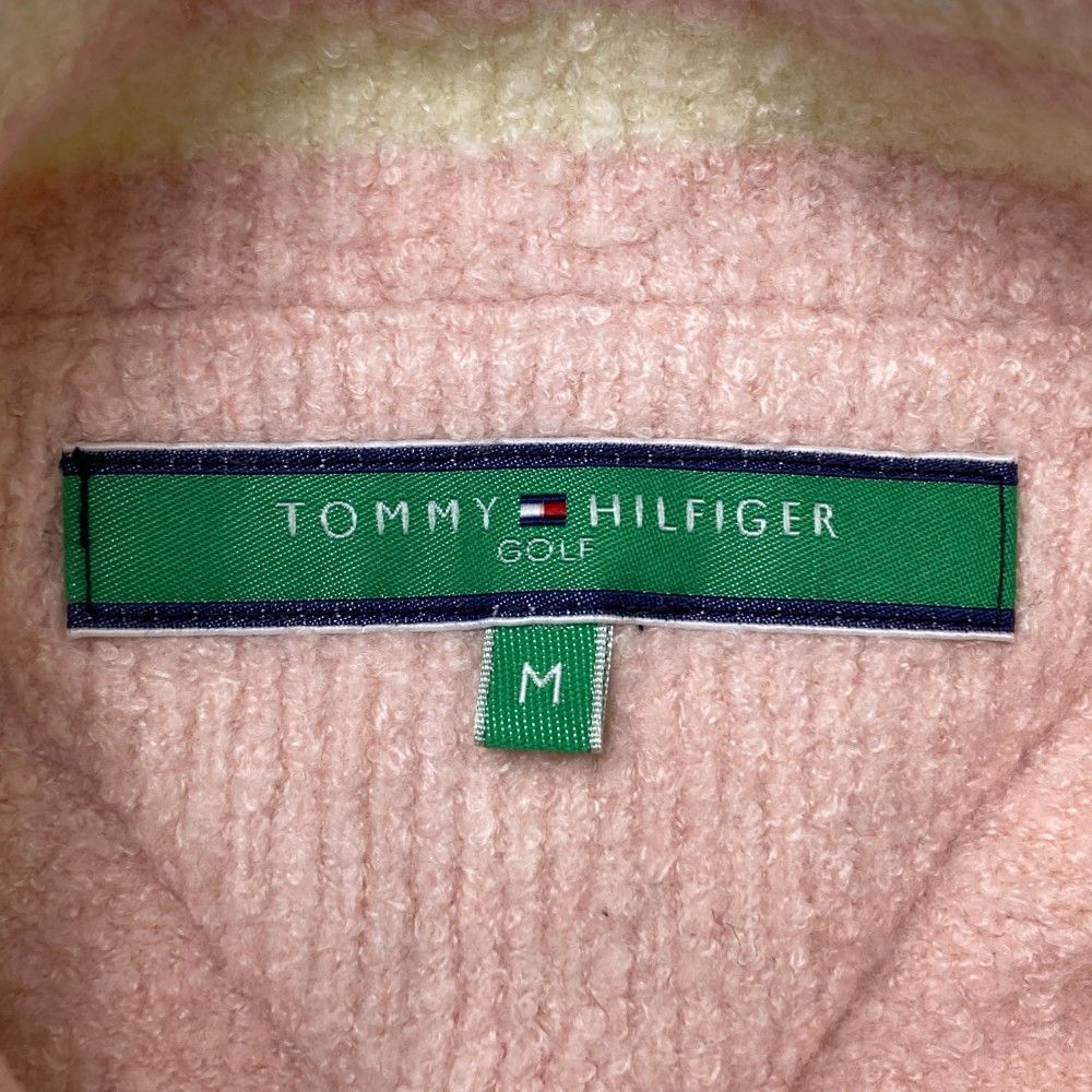 サイズ：M TOMMY HILFIGER GOLF トミー ヒルフィガーゴルフ  ハイネック ニットワンピース  ピンク系 [240101239564] ゴルフウェア レディース ストスト