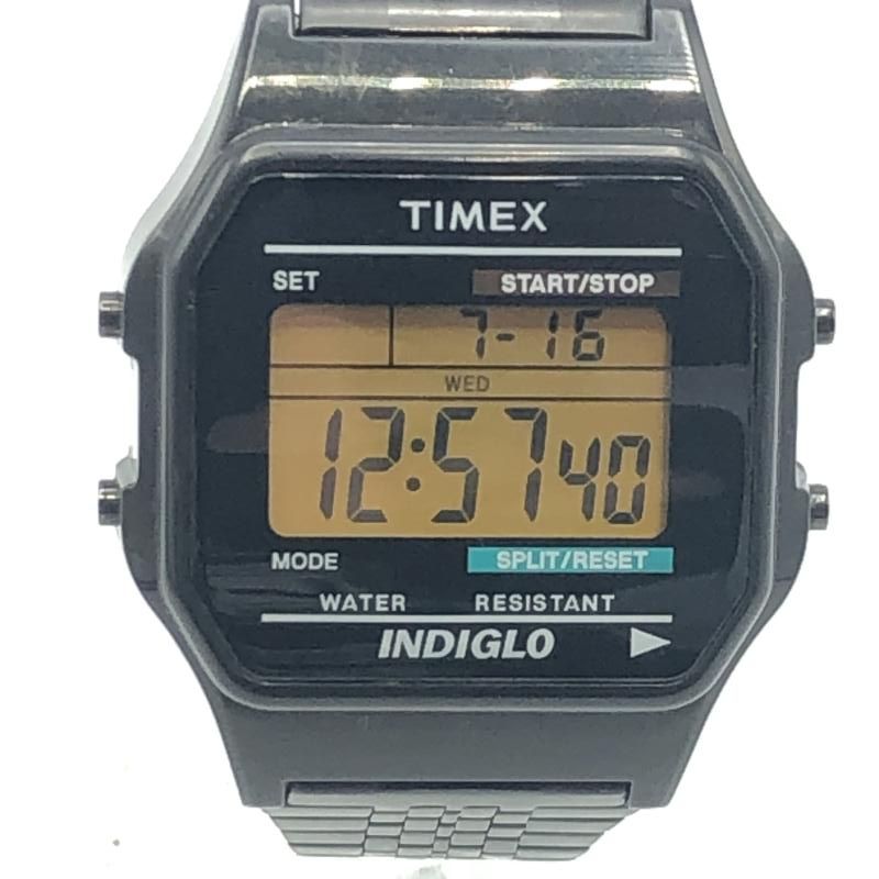 WIND AND SEA BLACK⁄クォーツ腕時計⁄WDS SEA◇TIMEX×WDS (ウィンダンシー